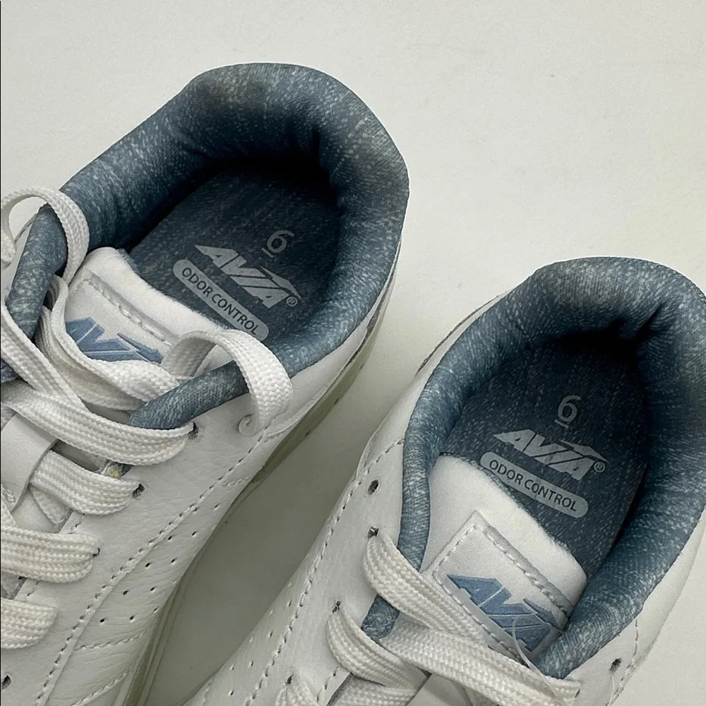 Avia Platform Court Classic Sneakers Women's 6.0 White Lace Up